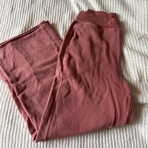 Women’s Outerknown California series cotton washed red loungewear sweatpants XS